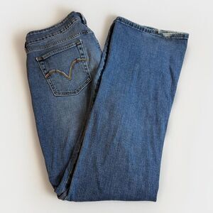 LEVIS 526 Womens Size 12 Slender Bootcut Denim Blue Jeans 30 Inseam Stretch‎